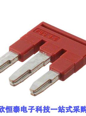 3030242连接器 《 JUMPER TERM BLK 3POS FLAT PIN    》