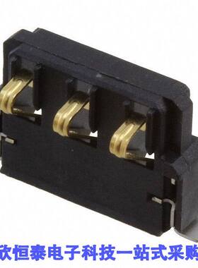 1827928-1连接器 《 CONN SPRING BATTERY 3POS R/A SMD    》