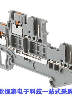 3212439连接器 《 TERM BLK PLUG 4POS 3.5MM GRAY    》