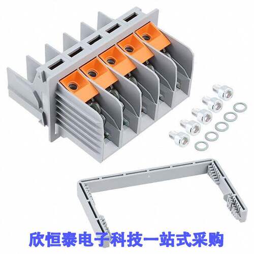 1708749连接器 《 TERM BLK PUSH IN CLMP 5POS GRAY    》