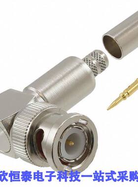 031-336-RFX连接器 《 CONN BNC PLUG R/A 50 OHM CRIMP    》