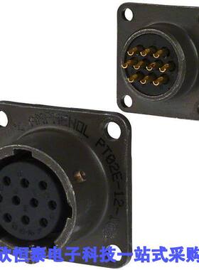 PT02E-12-10S连接器 《 CONN RCPT FMALE 10P SOLDER CUP    》