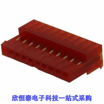4-644042-0连接器 《 CONN RCPT 10POS IDC 22AWG GOLD    》