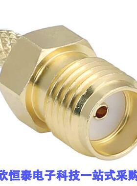 CONSMA011-G连接器 《 CONN SMA RCPT STR 50 OHM SOLDER    》