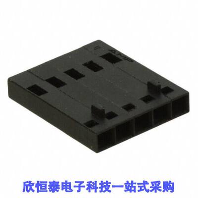 104503-4连接器 《 CONN PIN HSG 5POS .100 UNLOADED    》