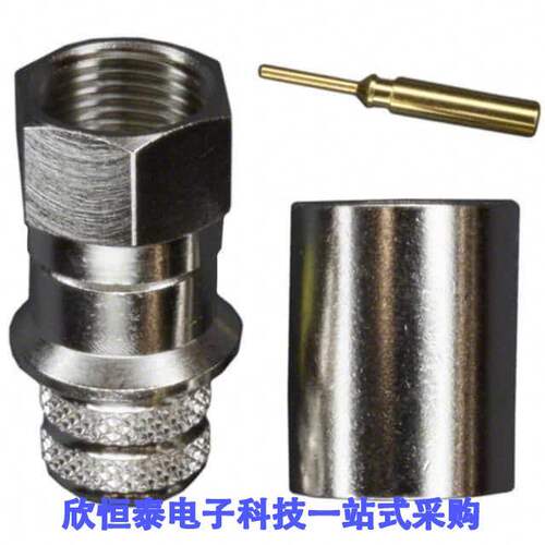 222175连接器 《 CONN F PLUG STR 75 OHM CRIMP    》