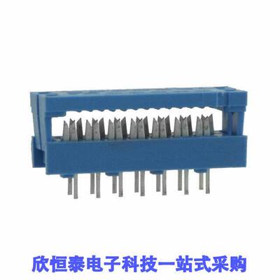 1658525-7连接器 《 CONN DIP HDR IDC 14POS VERT    》