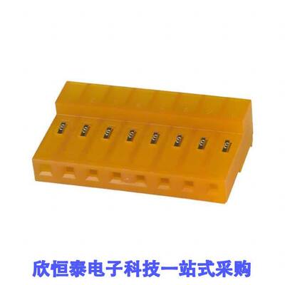 3-640431-8连接器 《 CONN RCPT 8POS IDC 18AWG TIN    》
