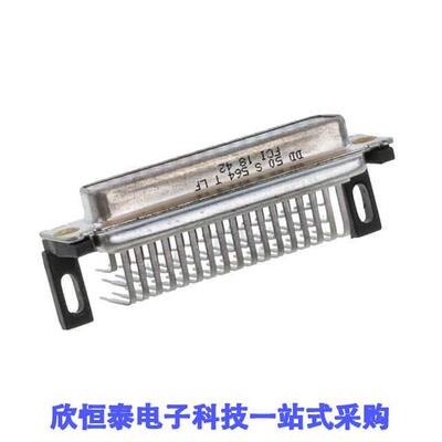 DD50S564TLF连接器 《 CONN D-SUB RCPT 50POS R/A SOLDER    》
