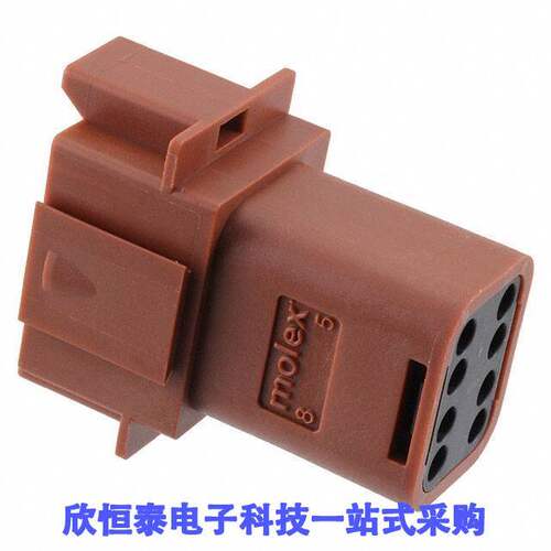 0934445247连接器 《 CONN RCPT HSG 8POS BROWN    》