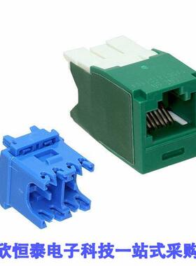 CJK6X88TGGR连接器 《 MINI-COM KEYED MODULE, CAT 6A, U    》