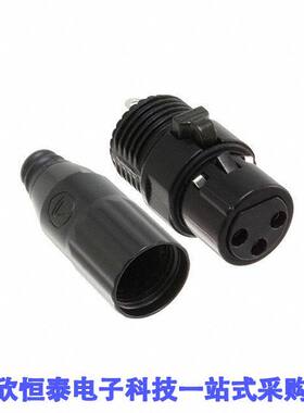 AAA3FBAUZ连接器 《 CONN PLUG FMALE XLR 3POS SOLDER    》