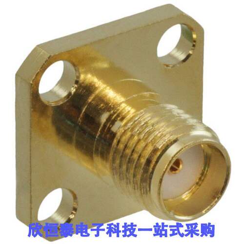 132150连接器 《 CONN SMA RCPT STR 50 OHM SOLDER    》