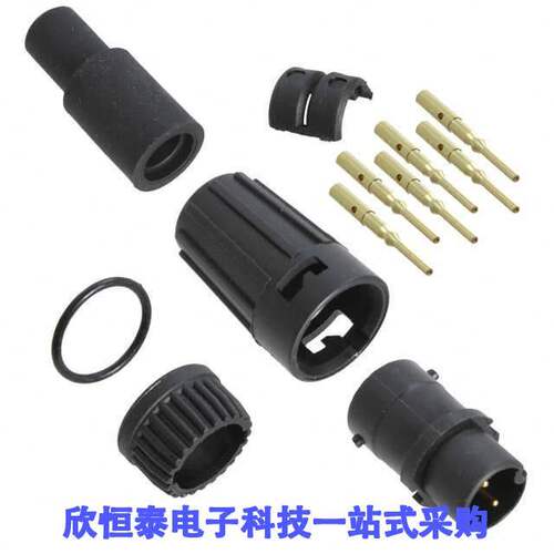 6280-6PG-513连接器 《 CONN PLUG MALE 6POS GOLD CRIMP    》
