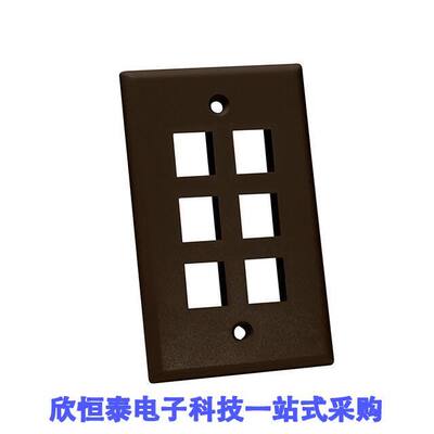 NFP-1063连接器 《 KEYSTONE WALL PLATE SINGLEGANG    》
