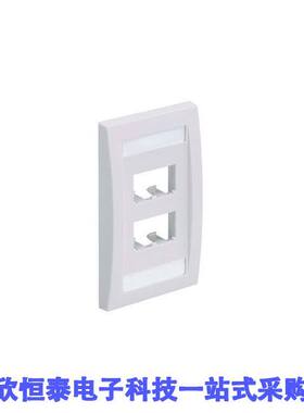 CFPE4IGY连接器 《 FACEPLATE, 4 PORT, SINGLE GANG,    》