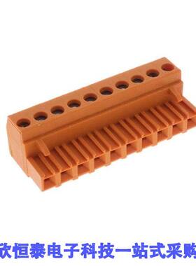 1282560000连接器 《 TERM BLO【 PLUG 10POS STR 5.08MM    》