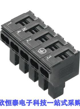 1952130000连接器 《 CONN TERM BLK COMP PLG BK 5POS    》