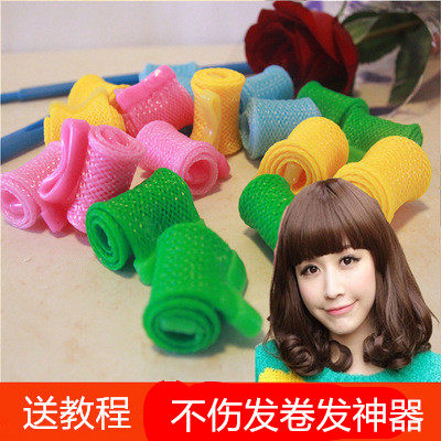 不伤发卷发器塑料卷波浪卷大卷蛋卷头水波纹蛋花睡眠卷发筒卷发棒