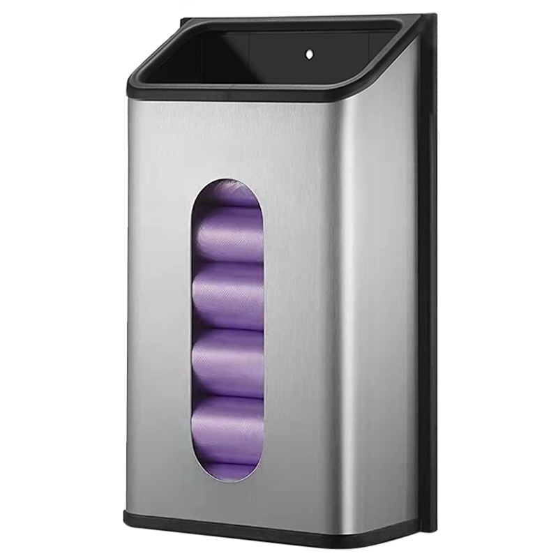 so免打孔垃圾袋不锈钢