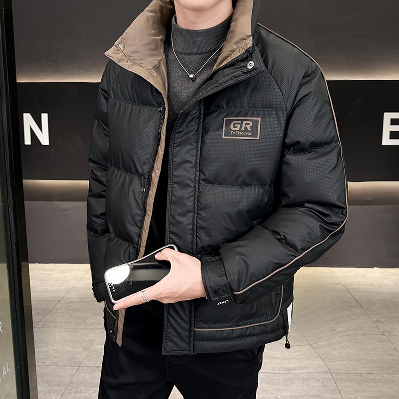 羽绒服男短款冬季2025新款轻薄保暖青年休闲韩版外套男装加厚冬装