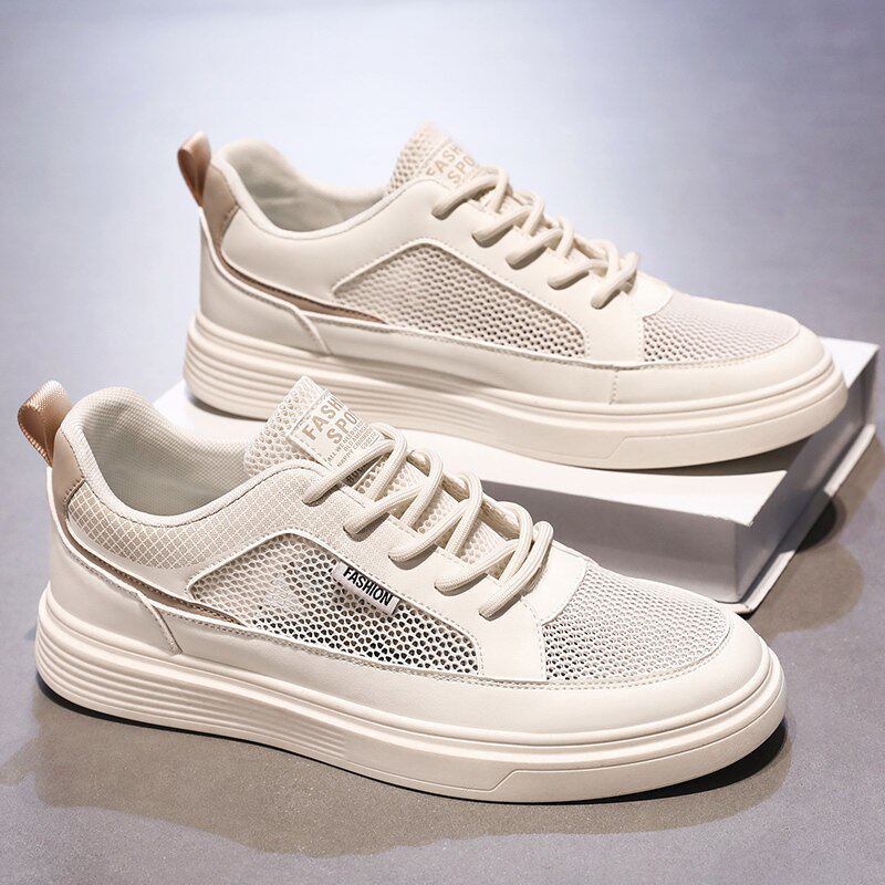 回力夏季透气网面鞋男鞋镂空轻便防滑板鞋薄款简约跑步运动鞋百搭