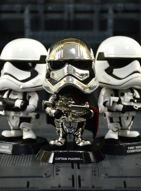 星球大战Star Wars Q版黑武士白色风暴兵HT手办模型公仔汽车摆件