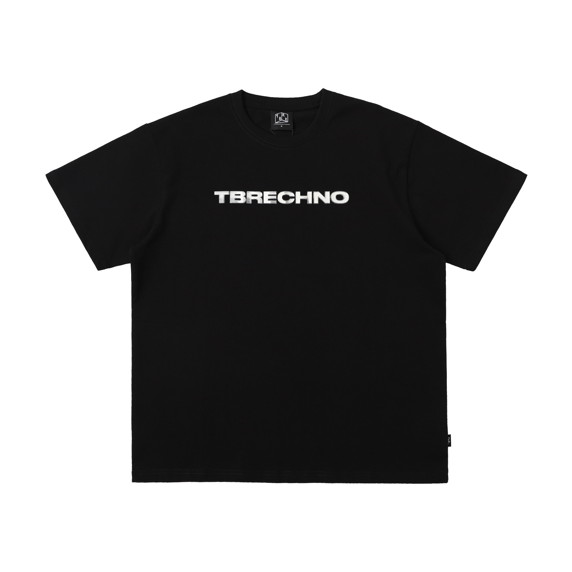 TBRE「TBRECHNO」黑色圆领短袖锐舞T恤