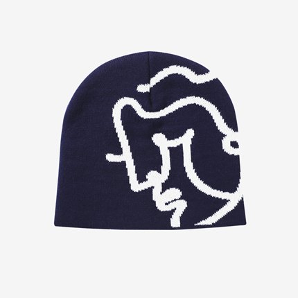 TBRE ARTS「沉睡的维纳斯」简笔画提花直拉毛线帽