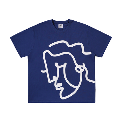 TBRE「沉睡的维纳斯」简笔画印花圆领短袖T恤