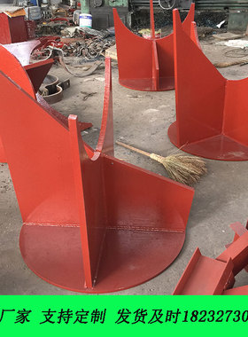 碳钢国标型号Z13循环水管托Z11热压弯头托座DN150管夹导向支座89S