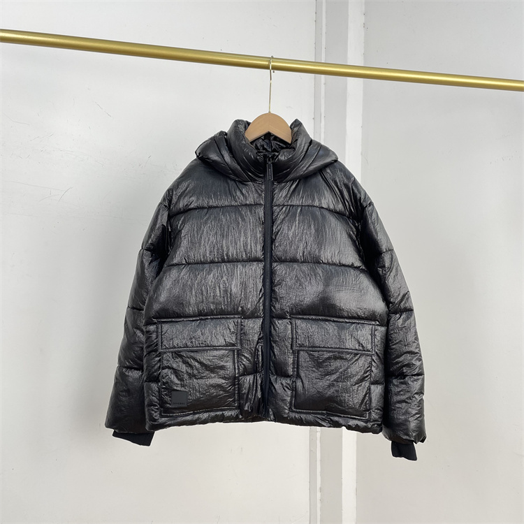 N2波兰大牌~时尚珠光2025冬季新款女士连帽拉链棉服棉衣保暖外套