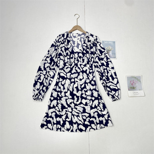 F3特惠原75 外贸套头V领长袖 中长款 连衣裙女士气质感 25秋新款