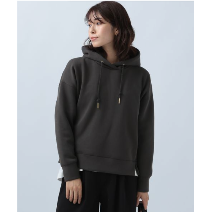 出口日本~连帽净版长袖卫衣简约