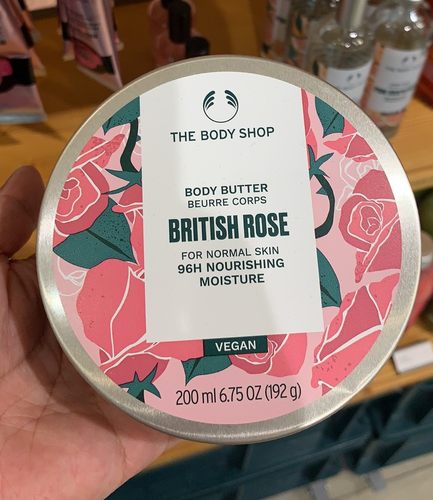 Thebodyshop玫瑰身体霜