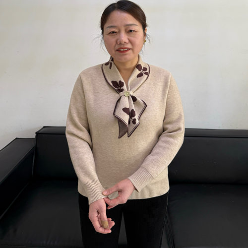中老年轻妈妈装秋冬加厚毛衣