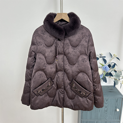 中老年妈妈羽绒服女禾美人