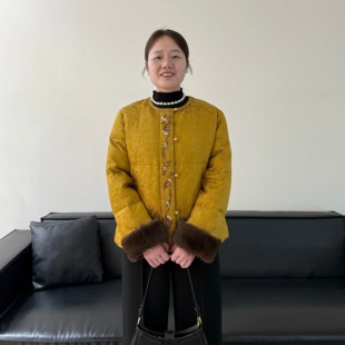 2026新款妈妈冬装鹅绒服新中式国风羽绒服时尚阔太太新年保暖上衣