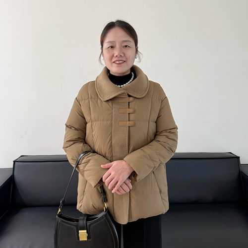 中年妈妈短款羽绒服小棉袄