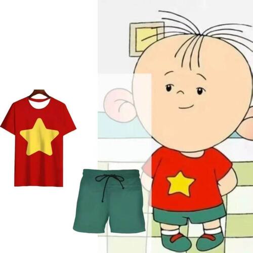 大耳朵图图同款夏季青少年套装