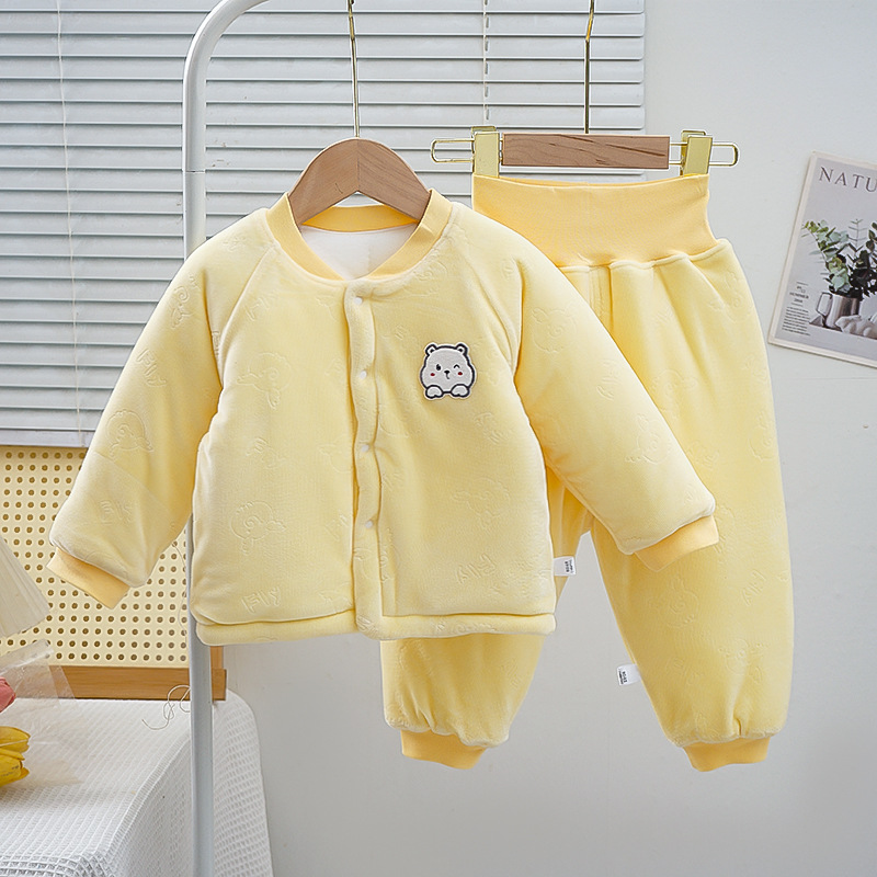 【三折专区】品牌折扣店撤柜秋冬款软绵绵保暖棉袄棉裤套装厚棉衣