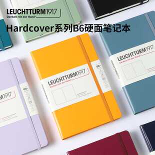 德国leuchtturm1917 硬封皮商务手账本子无酸纸 灯塔笔记本记事B6