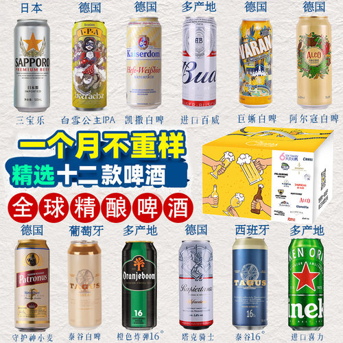 进口全球精酿啤酒组合