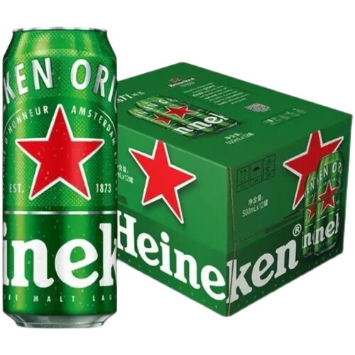 喜力啤酒500ml*24听特价