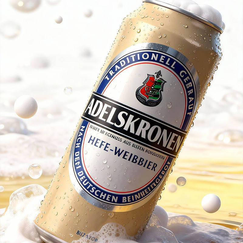 德国进口AK皇冠小麦啤酒500ml*24罐德国精酿听装白啤酒整箱