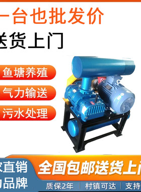 三叶罗茨鼓风机真空泵鱼塘曝气