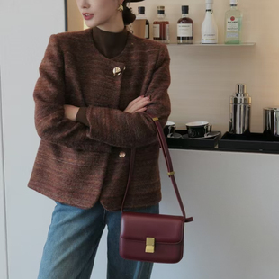 【松茶可可】2025秋冬新款气质复古高级感轻奢设计师外套