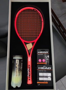 HEAD海德L4网球拍PTC联名款张之臻穆雷pro/mp全碳素专业拍礼盒装