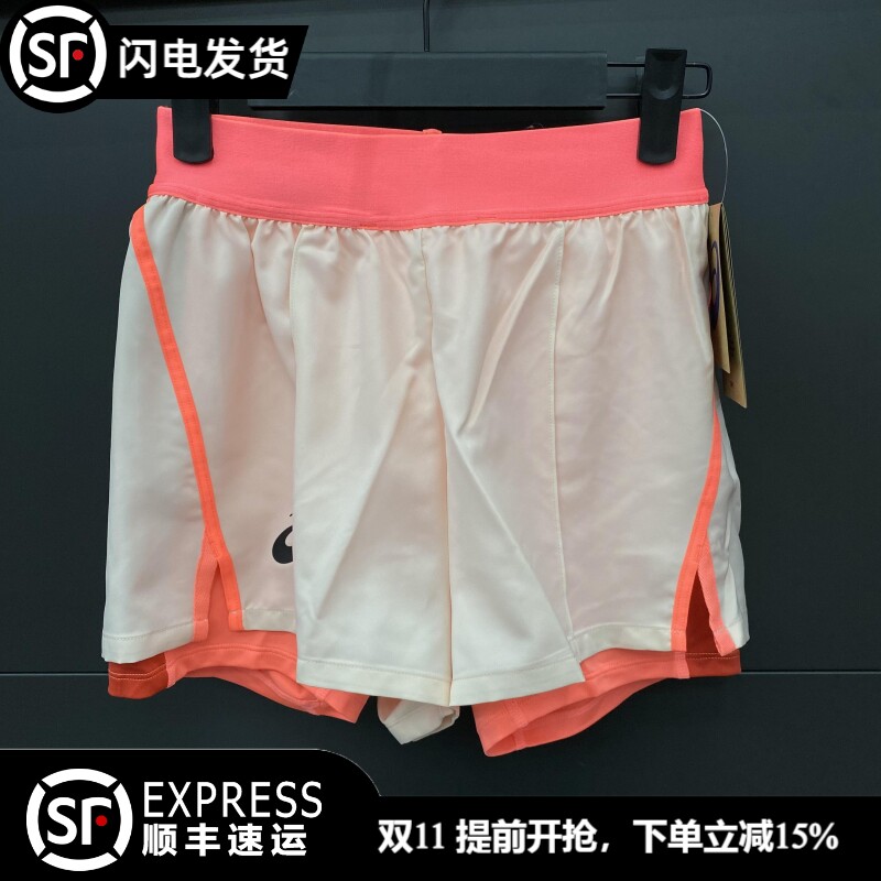 亚瑟士网球服女款夏季新款运动休闲背心短裤连衣裙2042A294-702