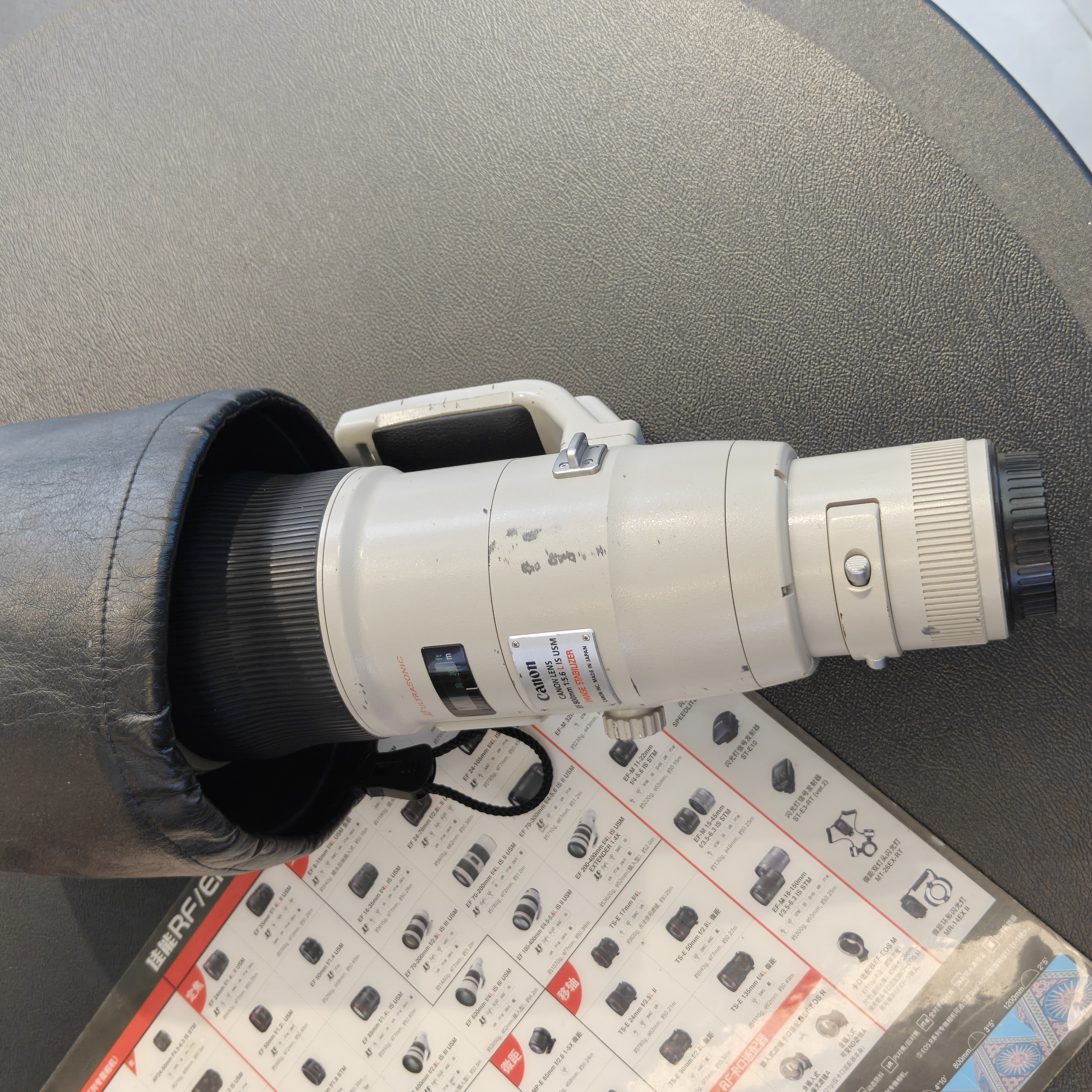 二手8成新佳能EF800 F5.6 L IS USM超远摄定焦现货孤品顺丰置换